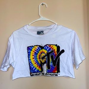 Super crop MTV t-shirt